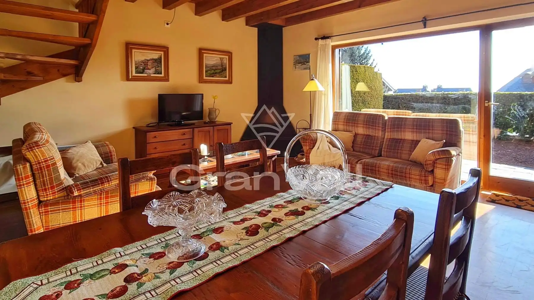 Dining room of Single-family semi-detached for sale in Ger  with Heating, Private garden and Terrace