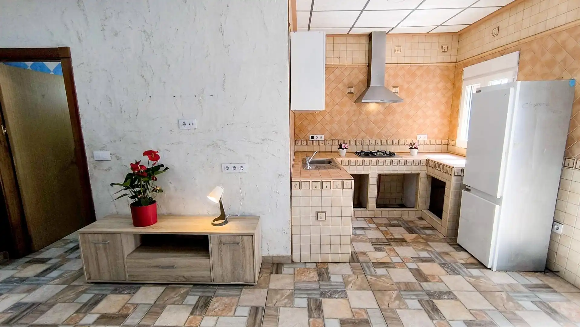 Cocina de Finca rústica en venta en Murcia con Aire acondicionado, Calefacción y Piscina