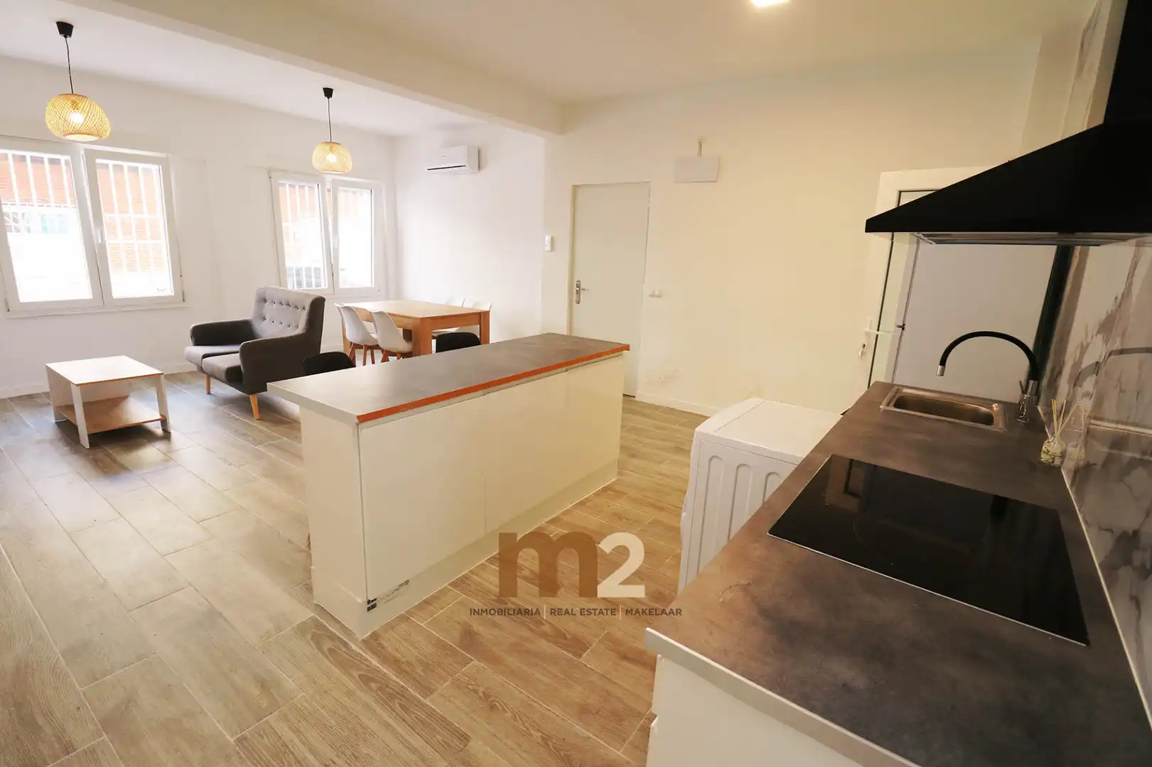 Cocina de Apartamento en venta en Guardamar del Segura con Aire acondicionado, Amueblado y Horno