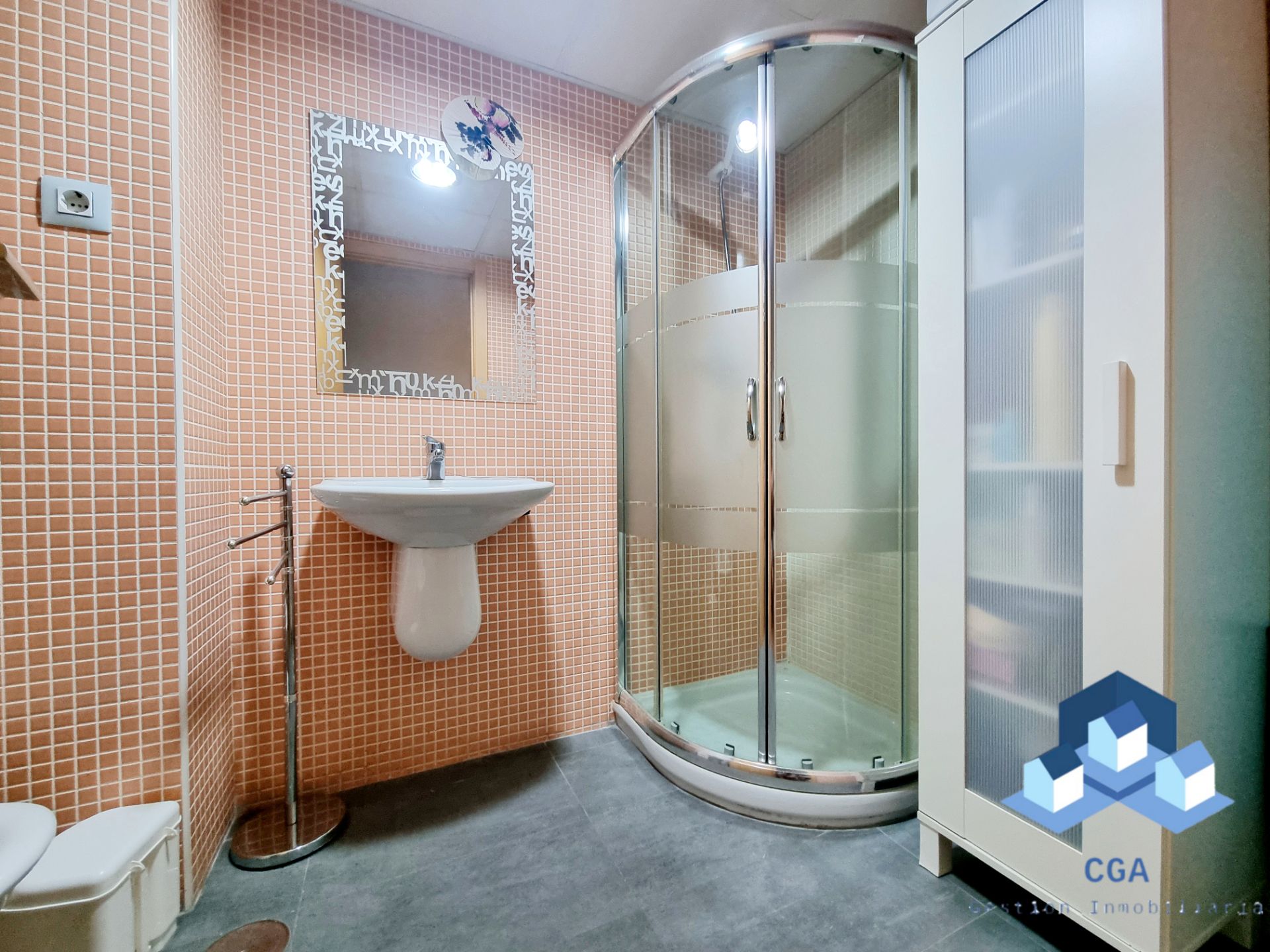 Bathroom of Flat for sale in Lorca  with Air Conditioner, Heating and Parquet flooring