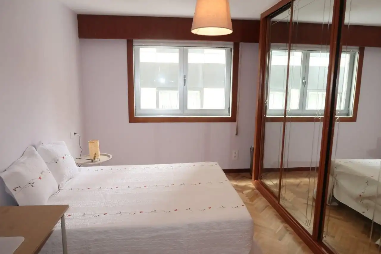 Bedroom of Flat for rent in A Coruña Capital   with Heating and Furnished
