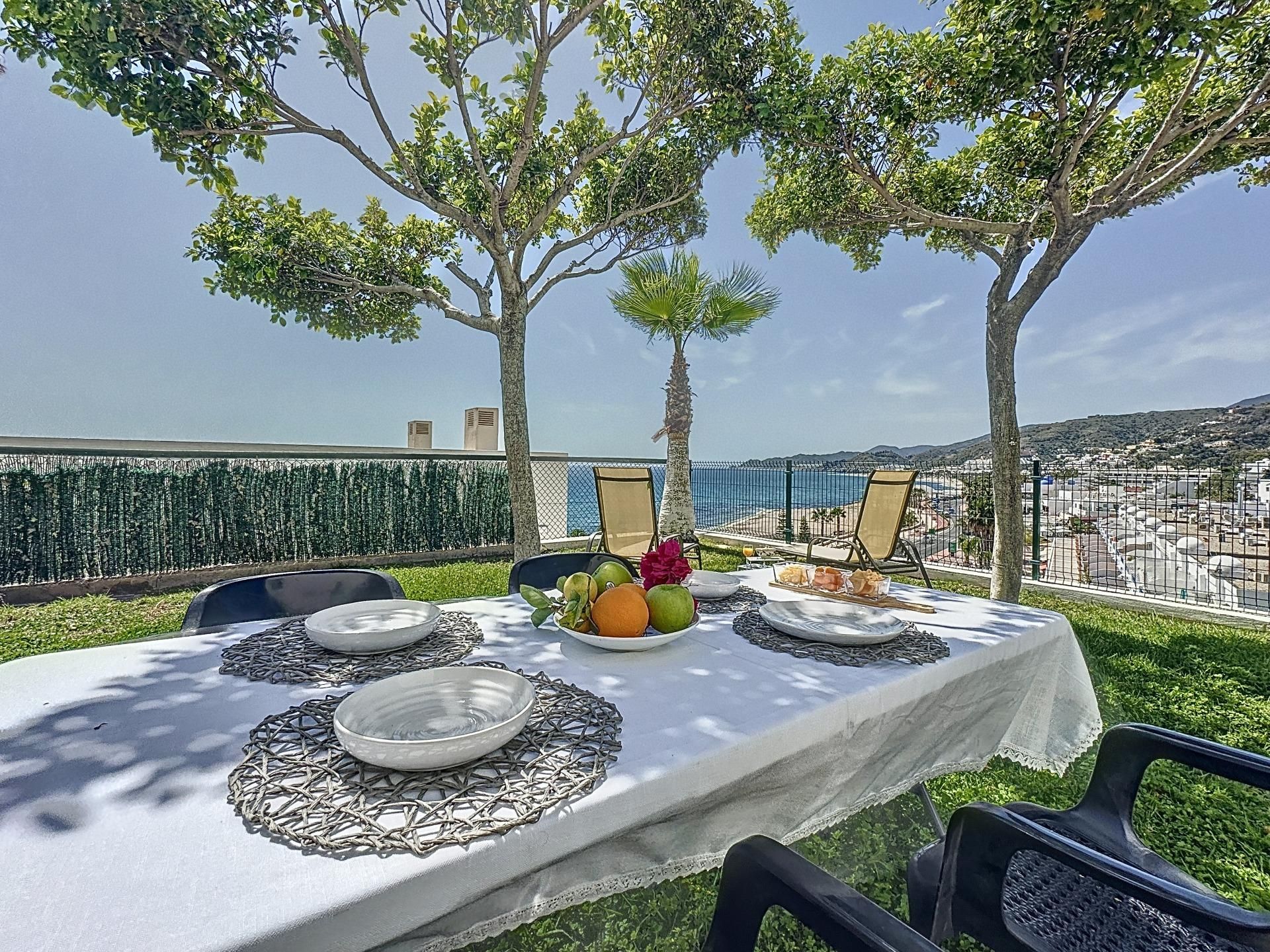 Terraza de Casa adosada en venta en Mojácar con Aire acondicionado, Jardín privado y Terraza