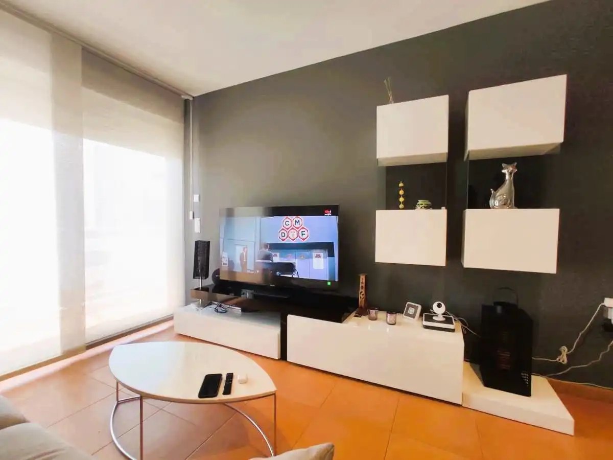 Sala de estar de Apartamento en venta en Canet d'En Berenguer con Aire acondicionado, Amueblado y Piscina comunitaria