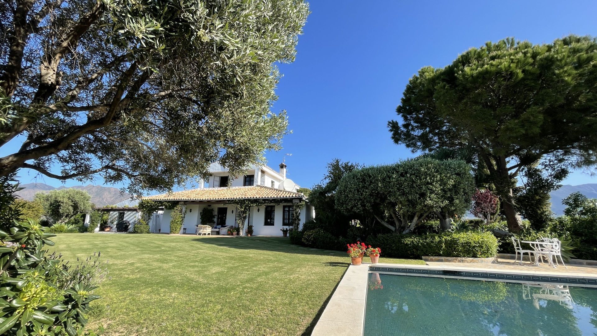 Garden of Country house for sale in Mijas  with Air Conditioner, Storage room and Swimming Pool