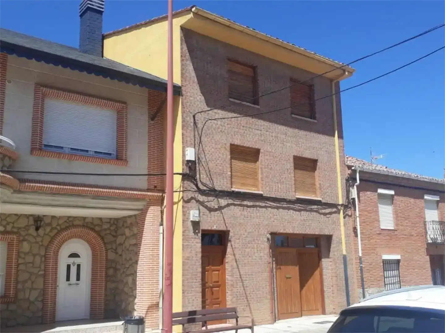 Vista exterior de Casa o chalet en venta en Valencia de Don Juan con Jardín privado y Amueblado
