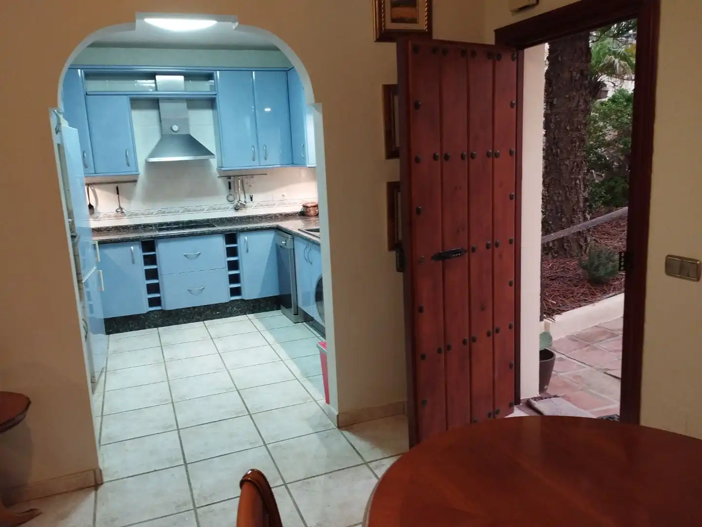 Cuina de Casa o xalet de lloguer en Viñuela amb Aire condicionat, Calefacció i Jardí privat
