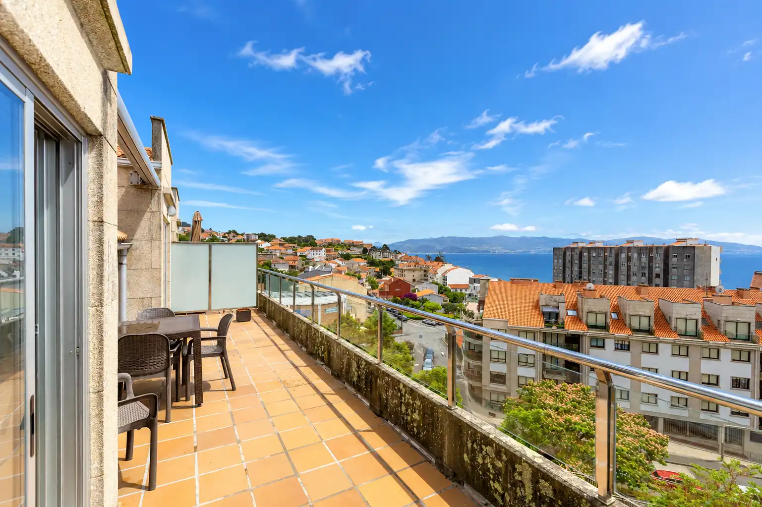 Terraza de Ático en venta en Sanxenxo con Aire acondicionado, Calefacción y Terraza
