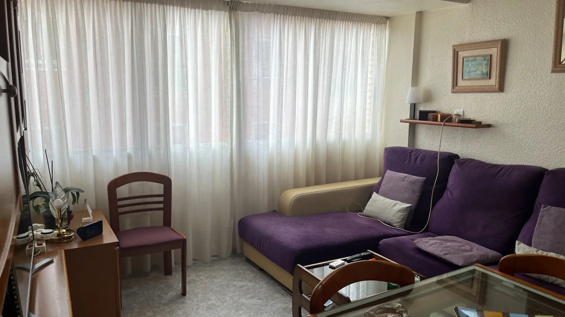 Living room of Flat for sale in Valencia  with Air Conditioner