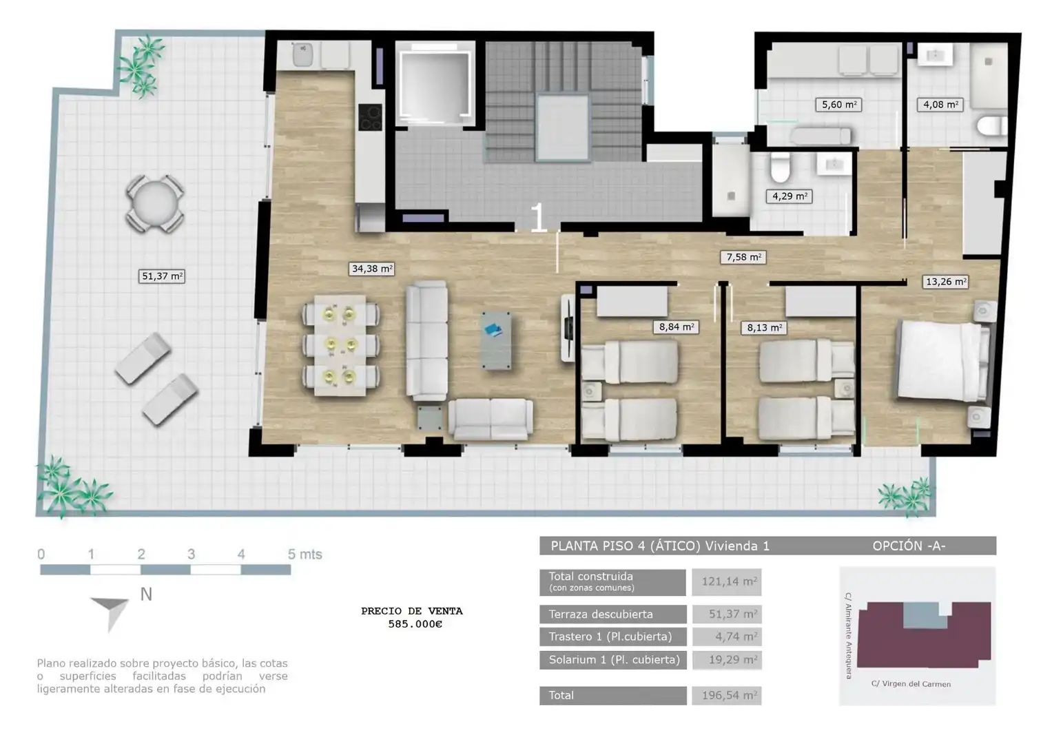 Penthouse with lift for sale in Santa Pola ciudad, imagen 3