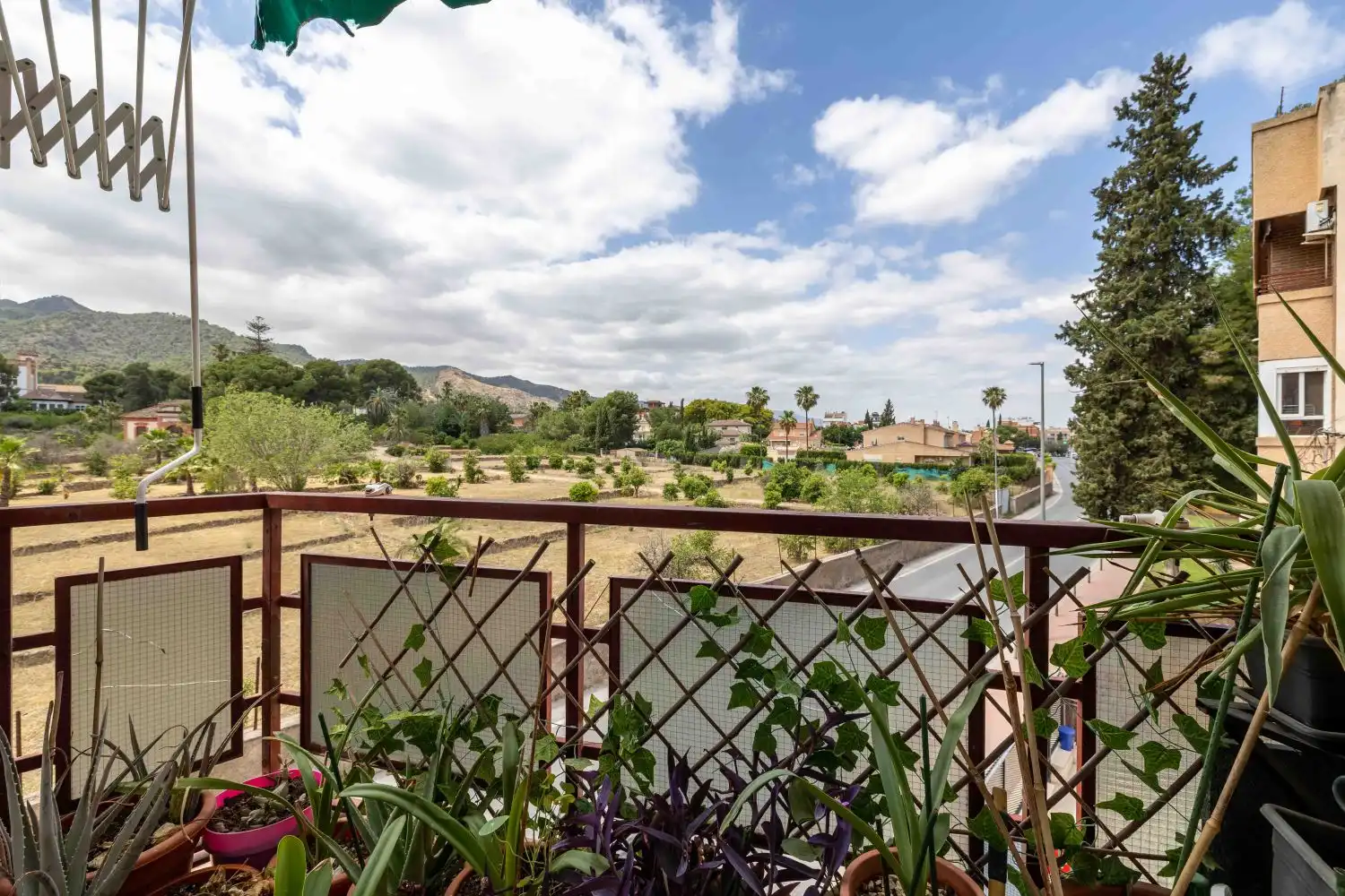 Balcony of Flat for sale in Murcia  with Air Conditioner, Parquet flooring and Storage room
