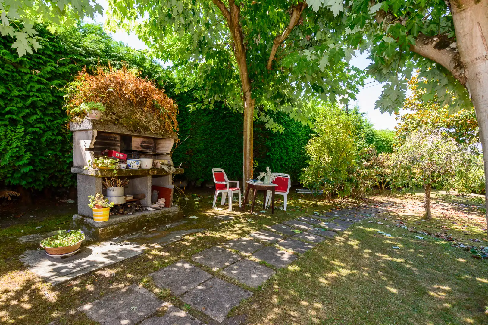 Jardín de Casa o chalet en venta en Oviedo  con Calefacción, Jardín privado y Parquet