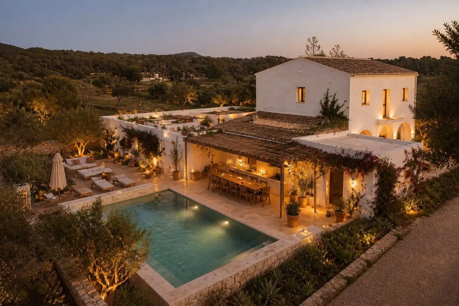 Terrassa de Finca rústica en venda en Santa Eulària des Riu
