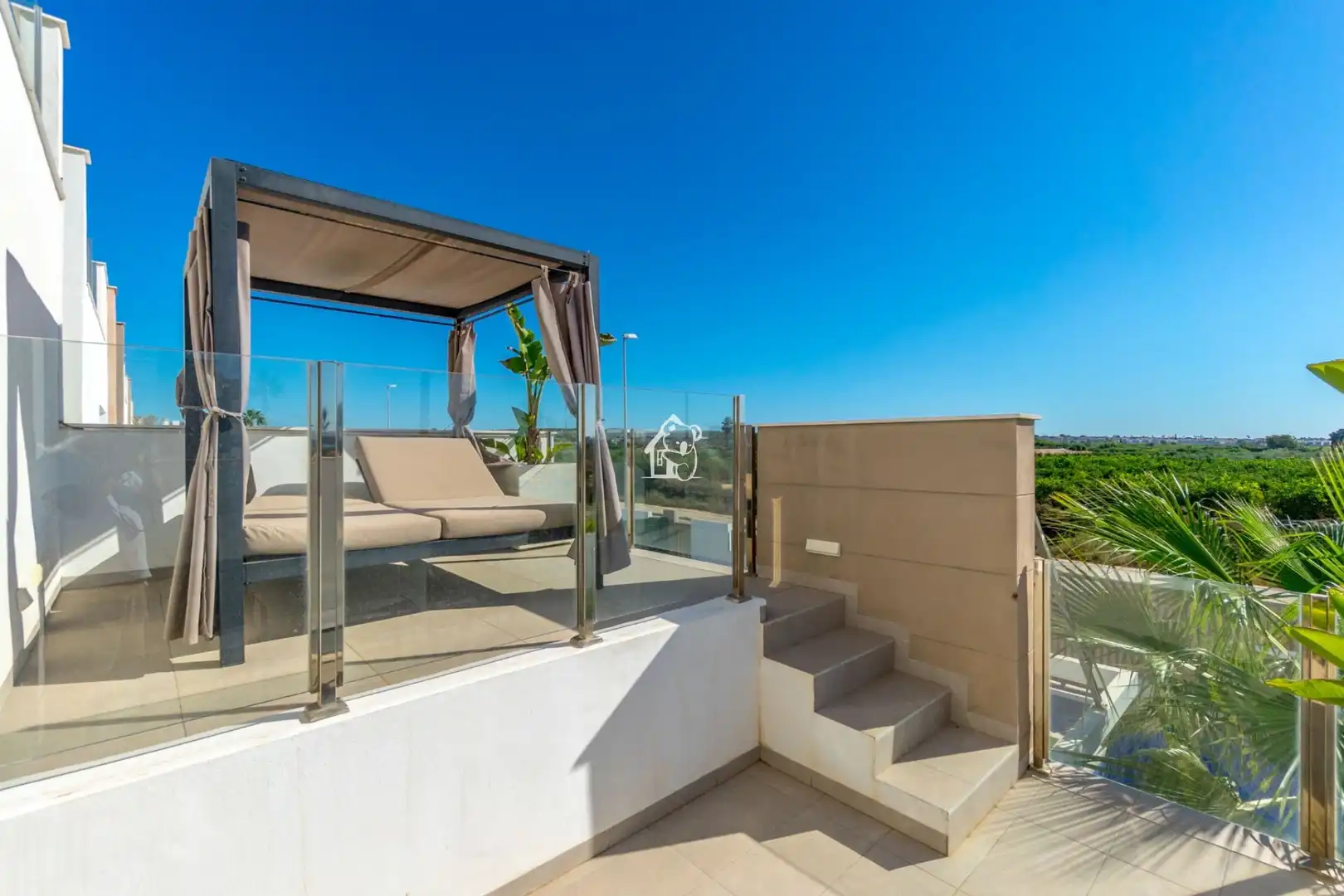 Terraza de Casa o chalet de alquiler en Guardamar del Segura con Aire acondicionado, Jardín privado y Terraza
