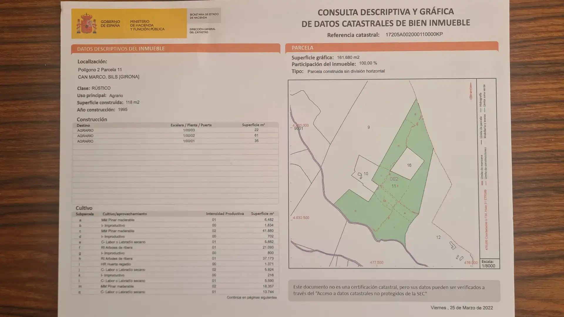 Residential land for sale in Sils, imagen 2