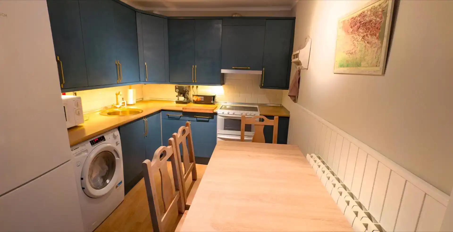 Kitchen of Flat for sale in Bielsa  with Parquet flooring, Storage room and Furnished