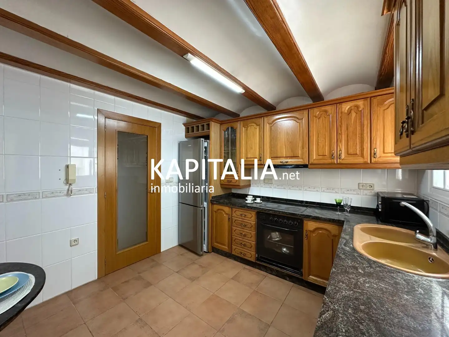 Kitchen of Flat for sale in Xàtiva  with Balcony