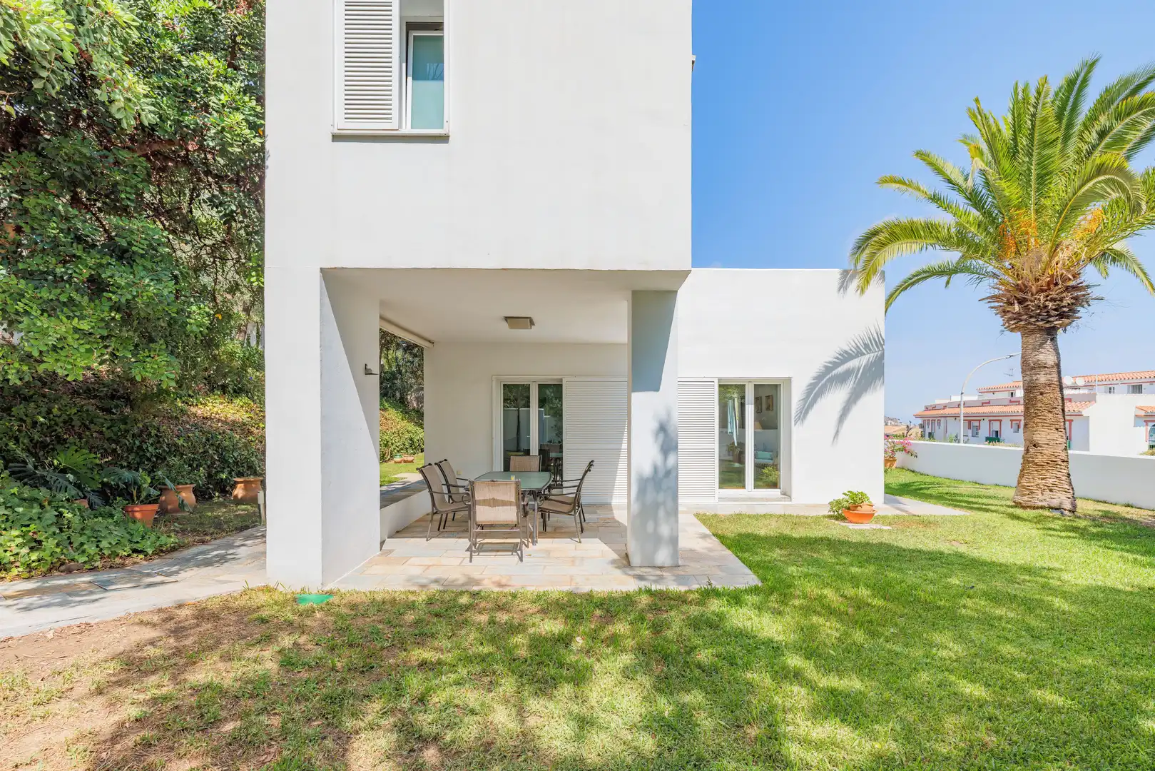 Jardín de Casa o chalet en venta en Benalmádena con Aire acondicionado, Calefacción y Jardín privado