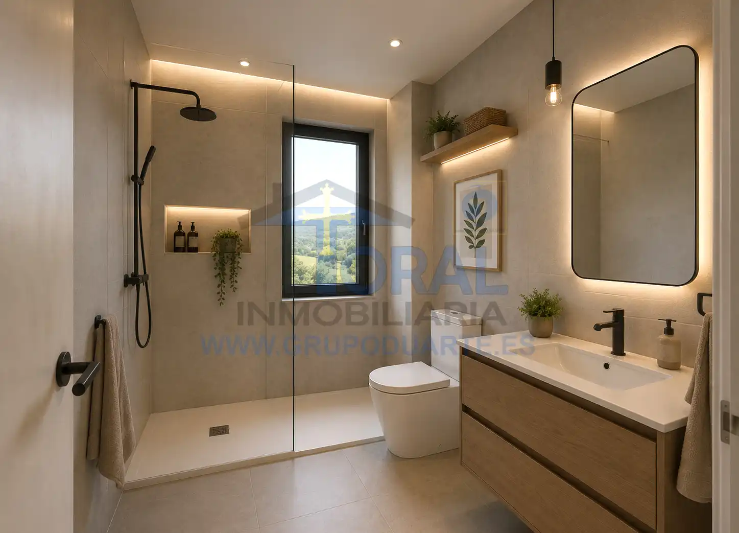 Baño de Casa o chalet en venta en Gijón  con Calefacción, Jardín privado y Terraza