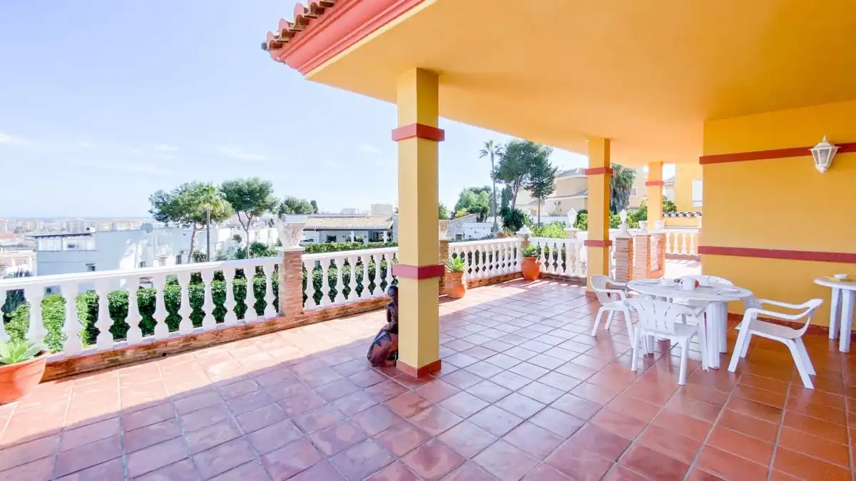 Terraza de Casa o chalet en venta en Mijas con Calefacción, Jardín privado y Terraza