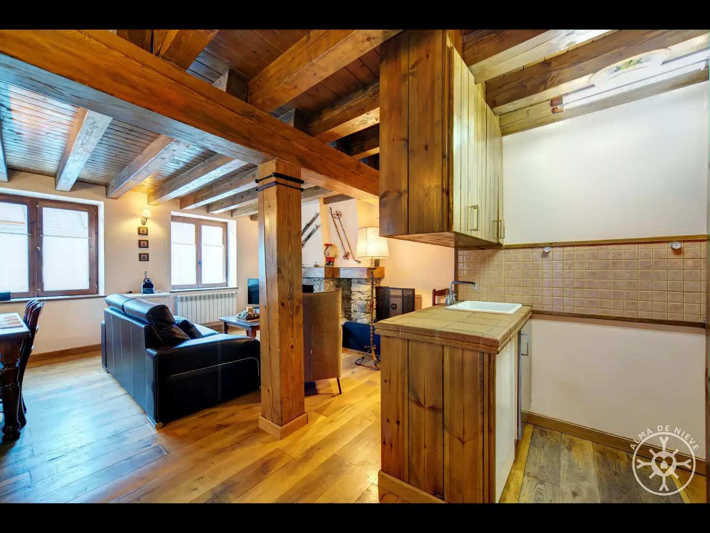 Sala de estar de Casa o chalet en venta en Naut Aran con Amueblado
