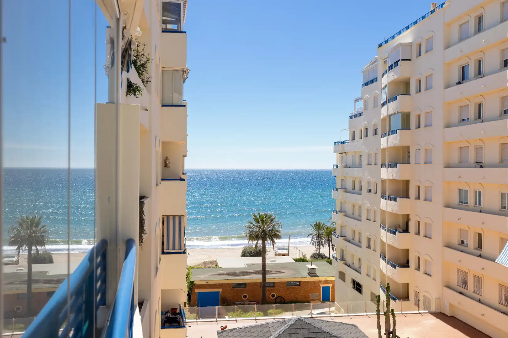 Schlafzimmer von Wohnung zum Verkauf in Marbella mit Klimaanlage, Heizung und Terrasse
