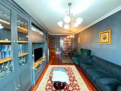 Living room of Duplex for sale in Santiago de Compostela   with Heating, Terrace and Storage room