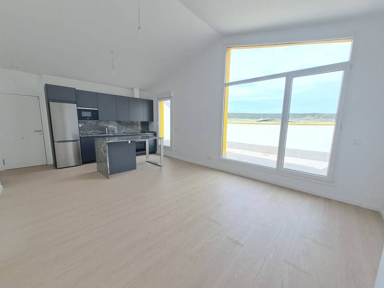 Living room of Attic for sale in Burgos Capital  with Heating, Parquet flooring and Terrace