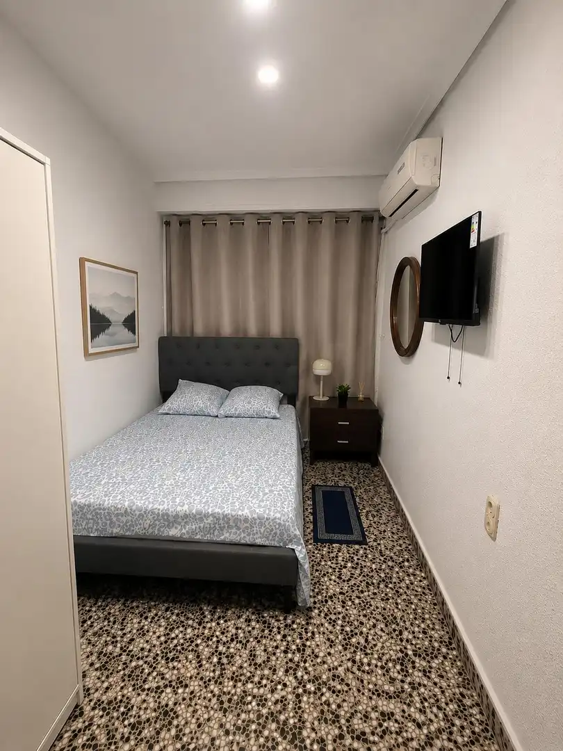 Habitación de Piso para compartir en Massanassa con Aire acondicionado y Amueblado