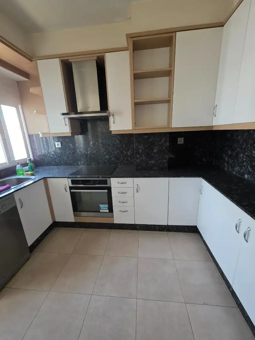 Küche von Wohnung zum Verkauf in Ferrol mit Heizung und Ofen