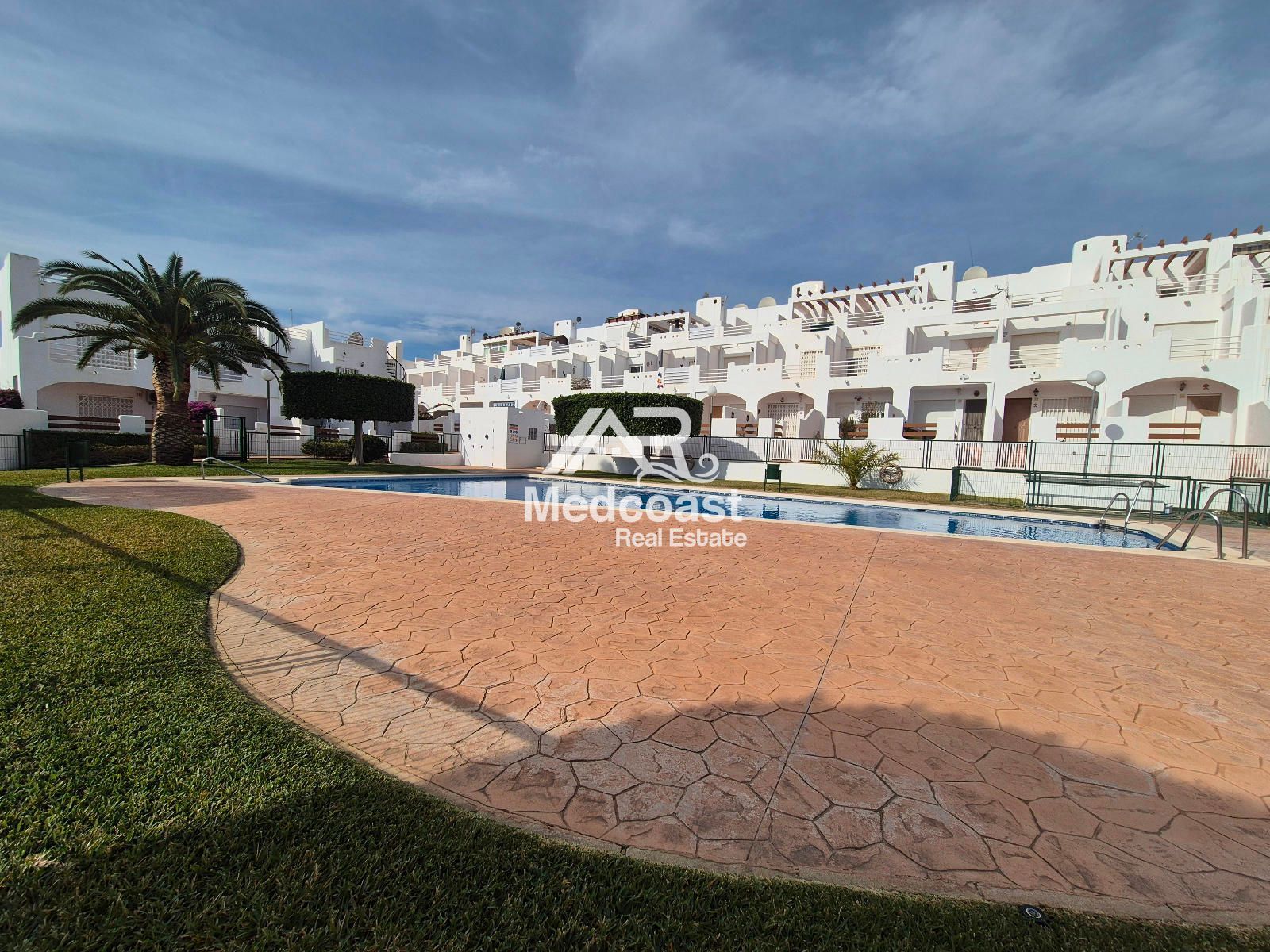 Jardí de Dúplex en venda en Cuevas del Almanzora amb Aire condicionat, Terrassa i Piscina
