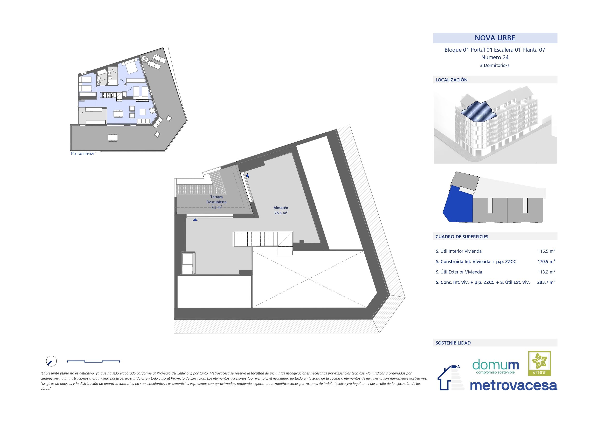 Ático en venta en  Valencia Capital con Aire acondicionado, Jardín privado y Horno