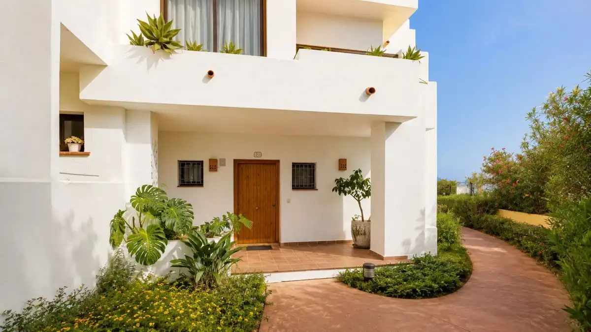 Exterior view of Detached homes for sale in La Alcaidesa  with Air Conditioner, Private garden and Terrace