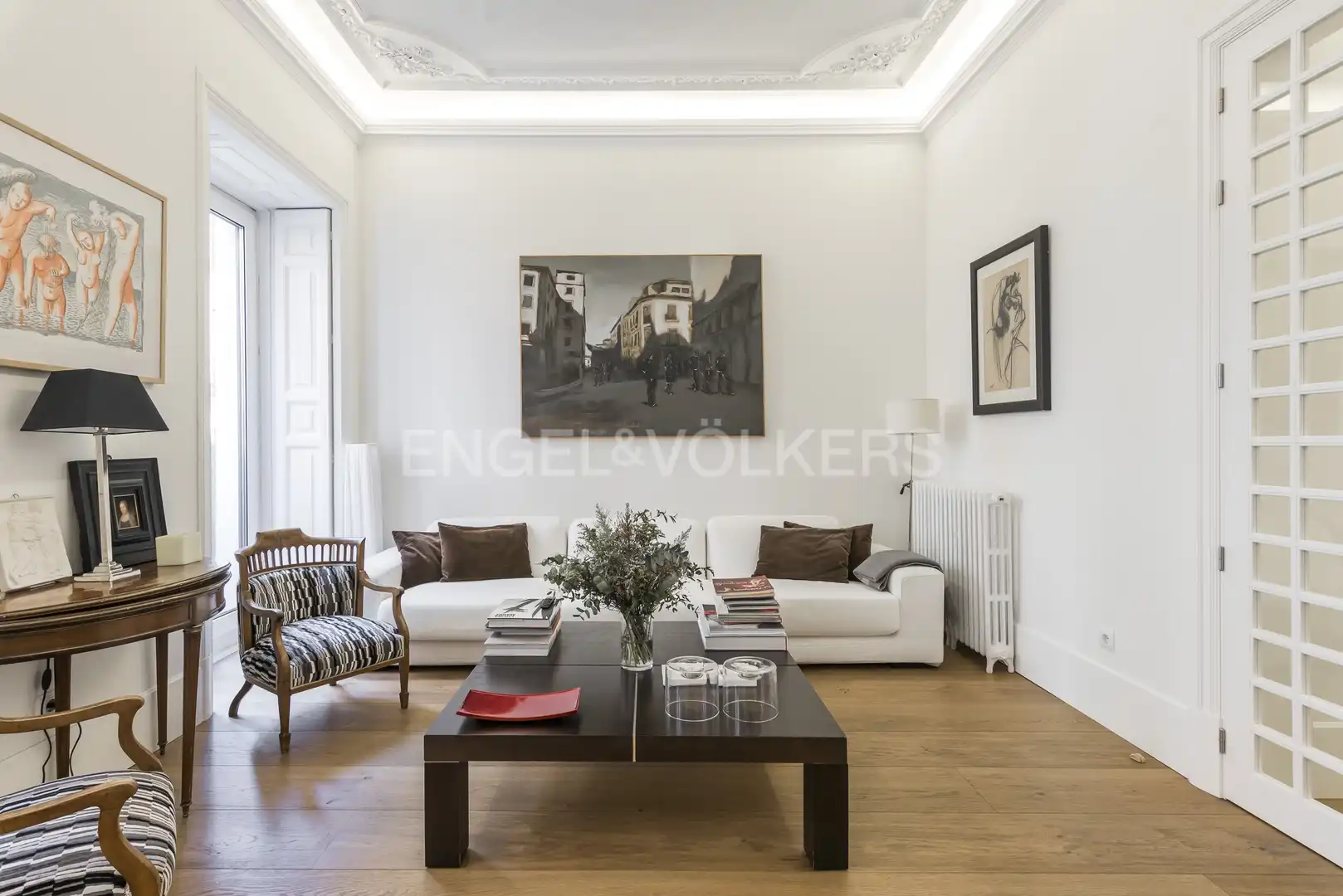 Living room of Flat for sale in Madrid  with Air Conditioner, Heating and Storage room