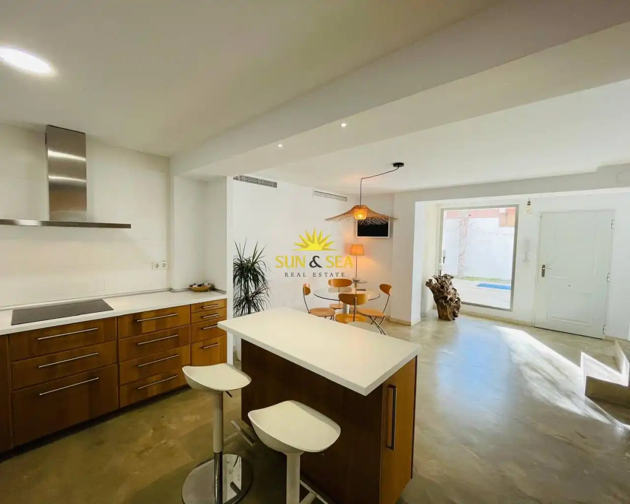 Kitchen of Houses for rent in Alicante / Alacant  with Air Conditioner, Heating and Terrace