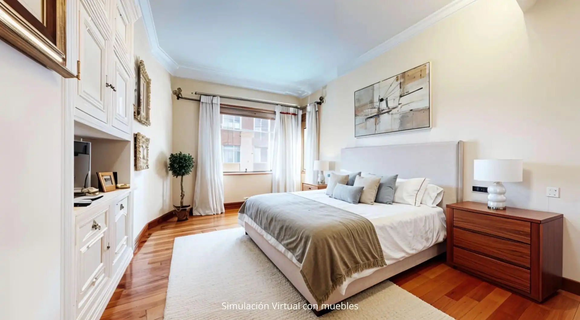 Bedroom of Flat for sale in Bilbao   with Heating, Terrace and Balcony