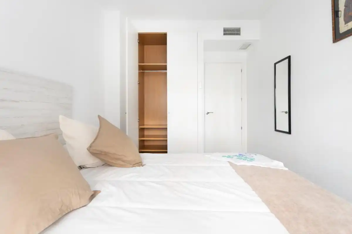 Bedroom of Apartments for rent in Madrid  with Heating, Furnished and Oven