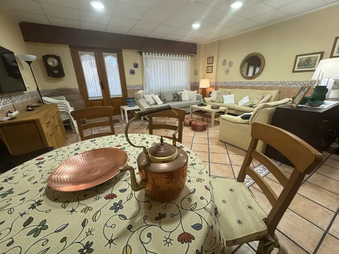 Sala d'estar de Pis en venda en Santa Pola amb Aire condicionat, Calefacció i Jardí privat