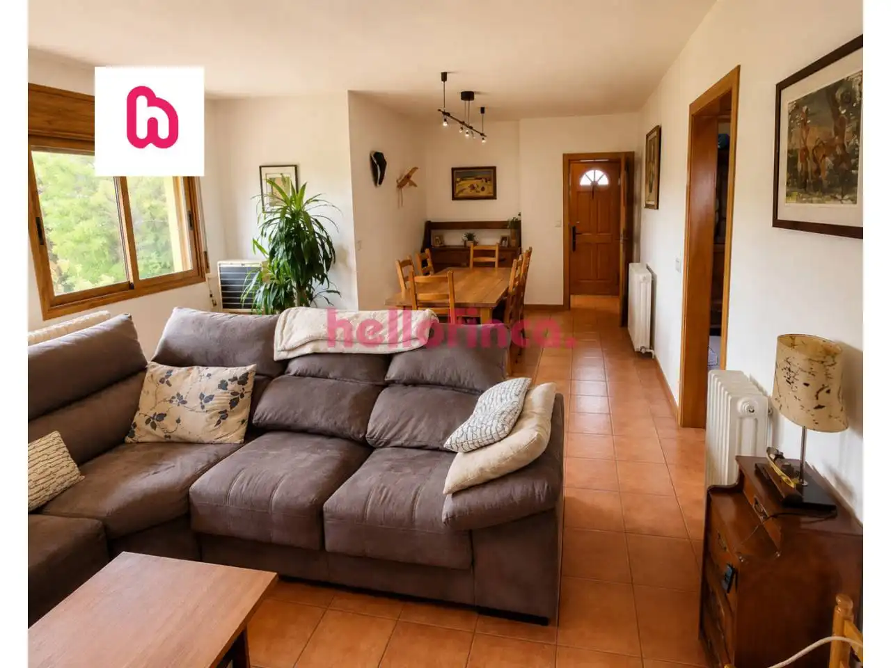 Sala de estar de Casa o chalet en venta en Font-rubí con Calefacción, Jardín privado y Terraza