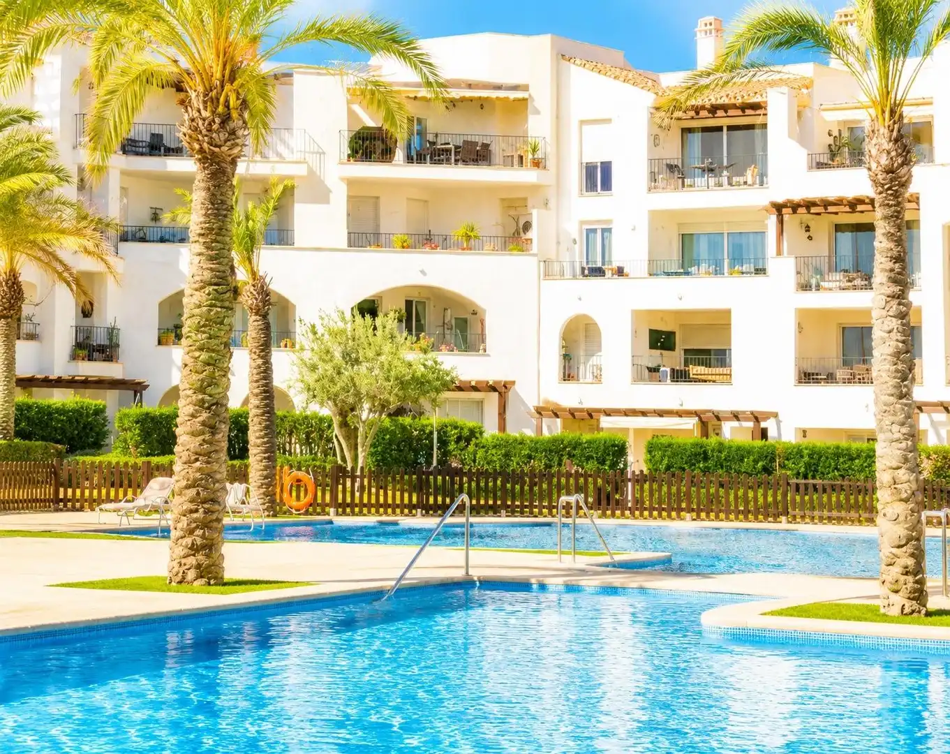 Piscina de Apartamento en venta en Torre-Pacheco con Aire acondicionado, Calefacción y Jardín privado