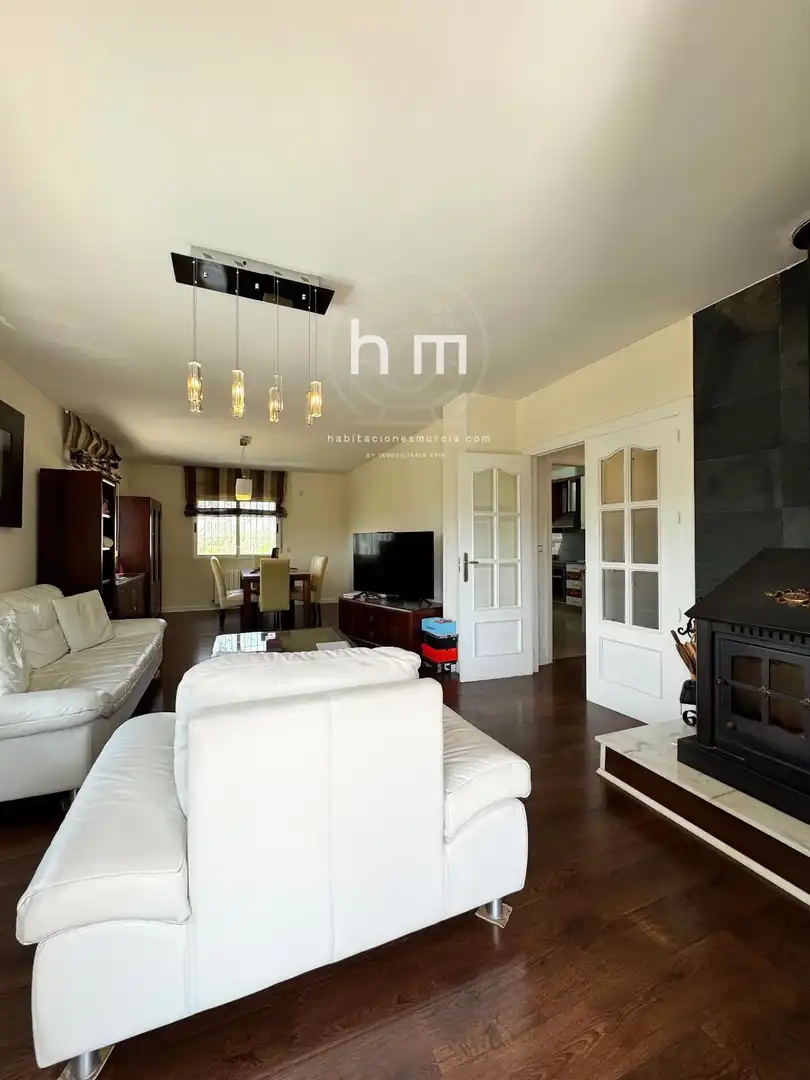Living room of Houses for sale in Murcia  with Air Conditioner, Parquet flooring and Storage room
