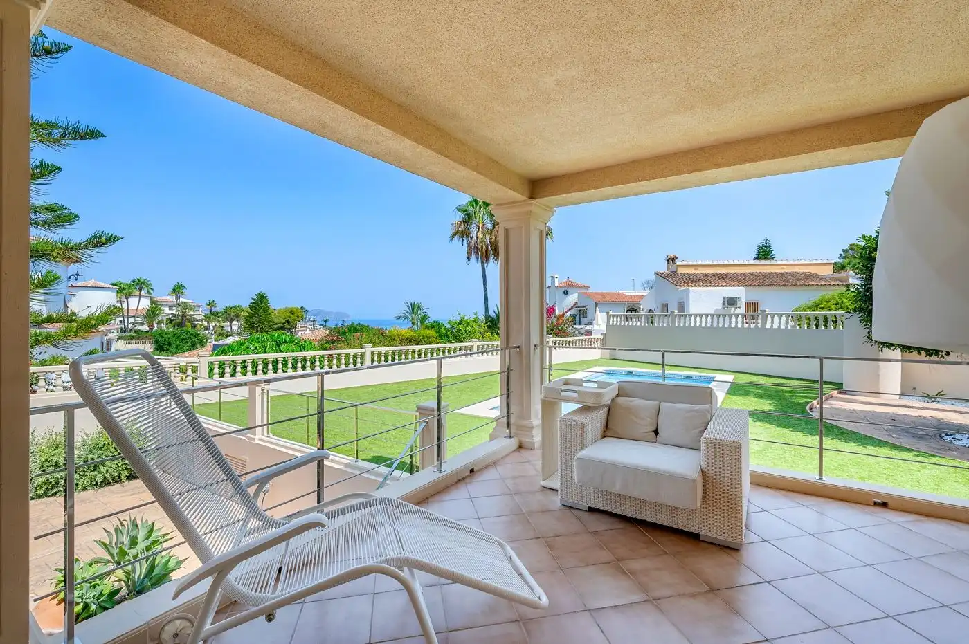 Terraza de Casa o chalet en venta en Benissa con Jardín privado, Terraza y Trastero
