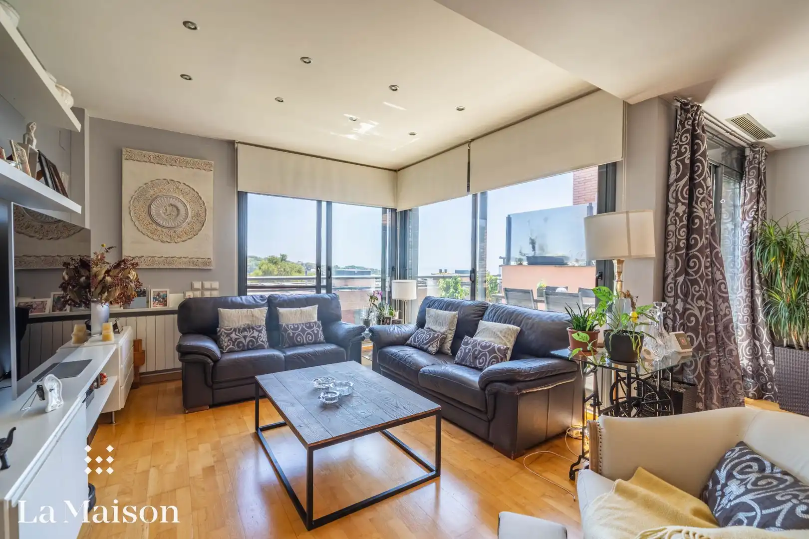 Sala de estar de Casa adosada en venta en Cabrils con Aire acondicionado, Calefacción y Jardín privado
