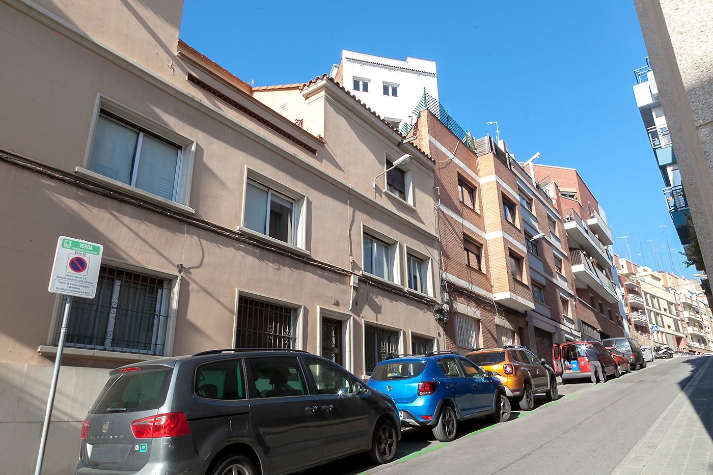 Exterior view of Flat for sale in  Barcelona Capital  with Air Conditioner, Heating and Parquet flooring