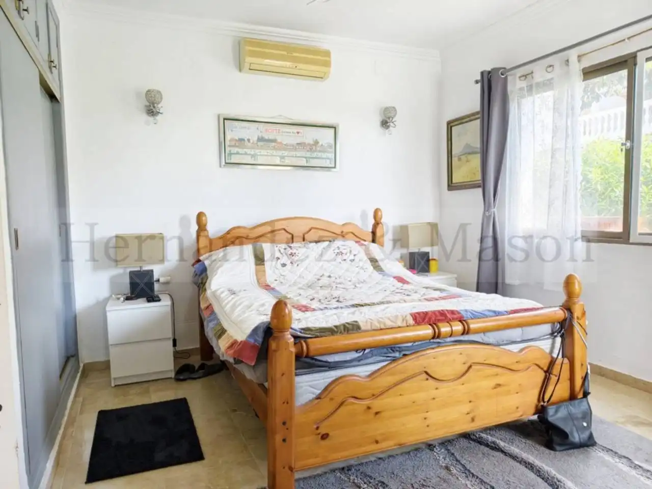 Bedroom of Houses for sale in Benalmádena  with Air Conditioner, Terrace and Swimming Pool