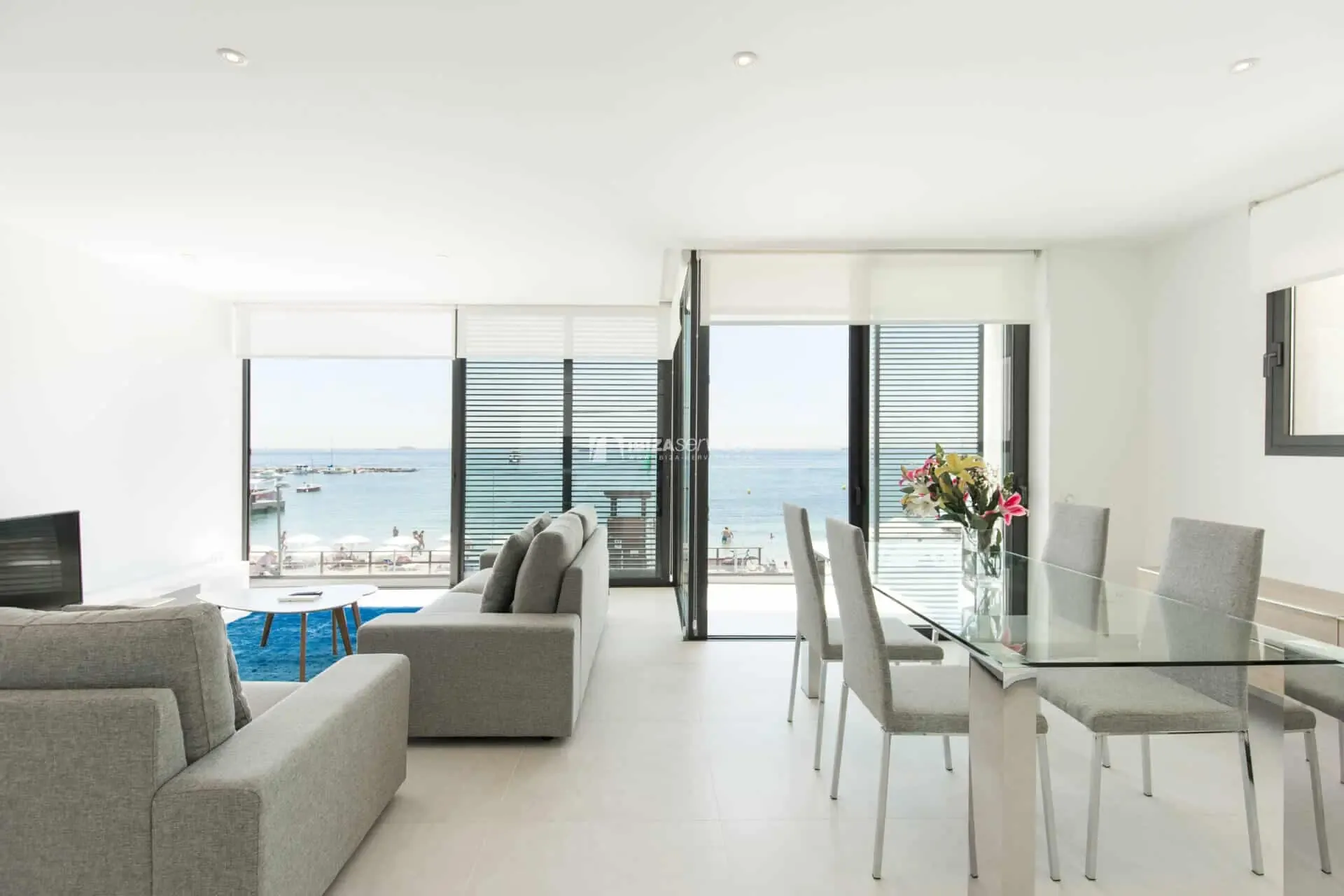 Living room of Flat to rent in Eivissa  with Air Conditioner
