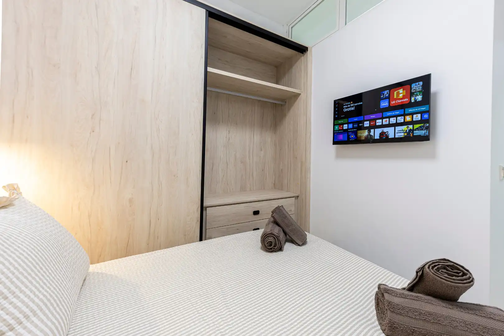Schlafzimmer von Haus oder Chalet zur Miete in Águilas mit Klimaanlage, Heizung und Möbliert