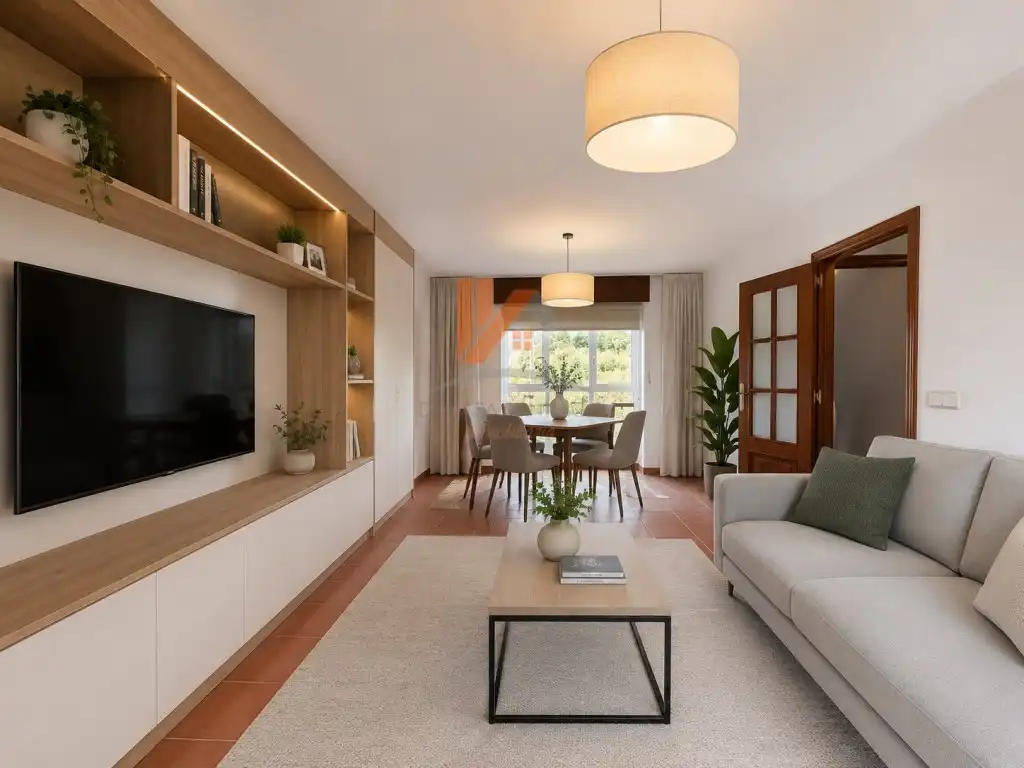 Living room of Detached homes for sale in Santiago de Compostela   with Heating, Private garden and Terrace