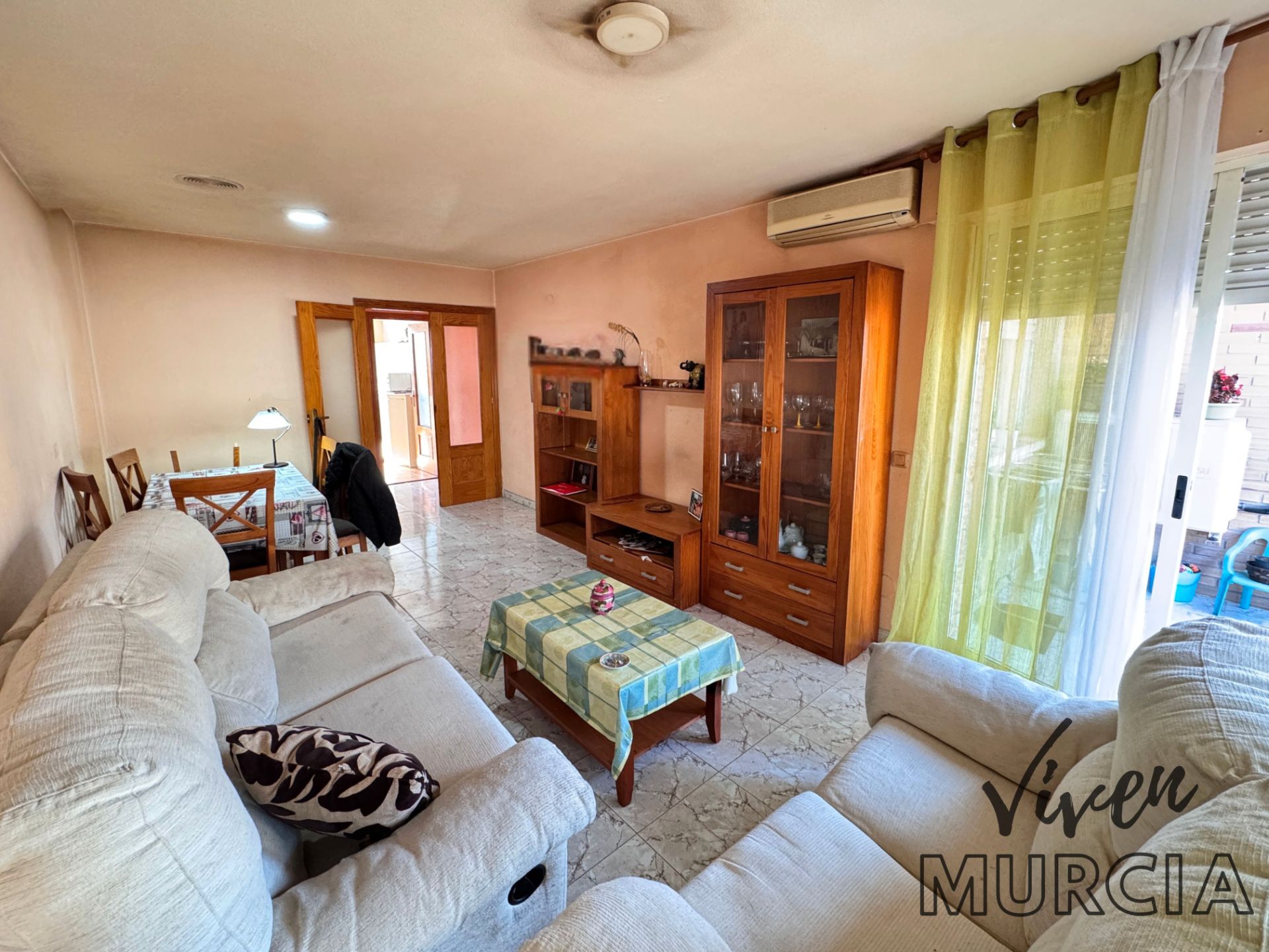 Living room of Flat for sale in  Murcia Capital  with Air Conditioner, Heating and Terrace