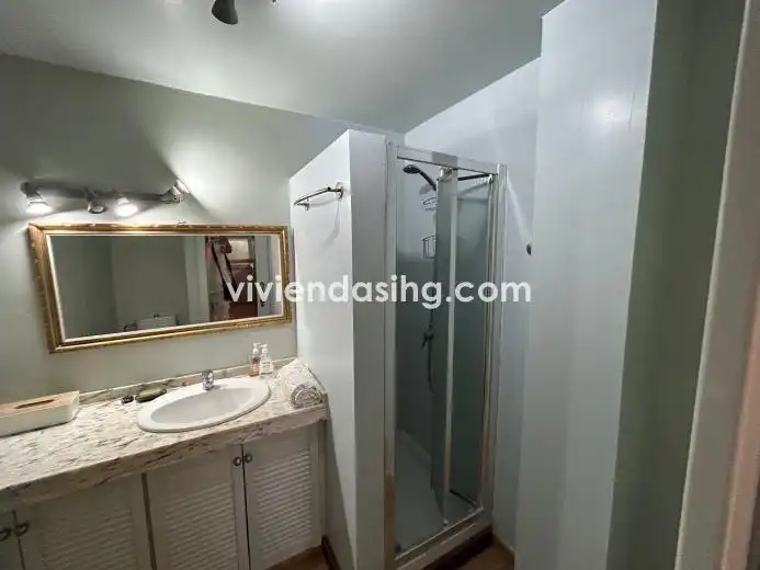 Baño de Piso de alquiler en Puerto de la Cruz con Parquet, Amueblado y Lavadora