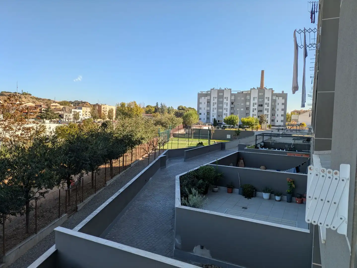 Terrasse von Wohnung zum Verkauf in Monzón mit Klimaanlage, Heizung und Terrasse
